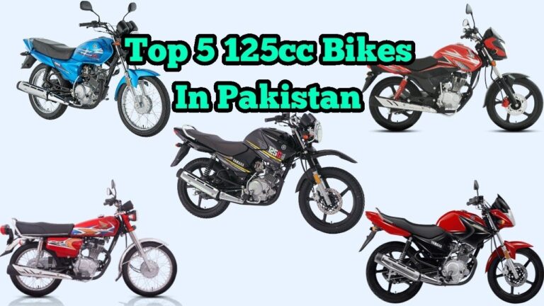 Honda, Yamaha & Suzuki: Top 5 Bikes in Pakistan